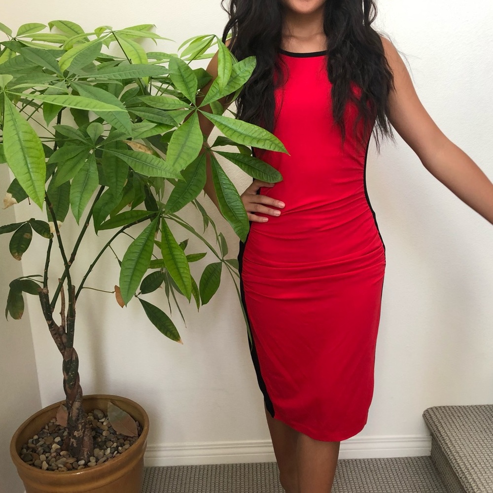 Vince Camuto Ribbed Midi Dress